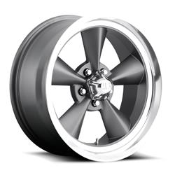 U.S. Mags Standard U102 Gray Wheels with Machined Lip U10215806145