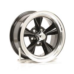 U.S. Mags Standard U107 Gloss Black with Machined Lip Wheels 15x7