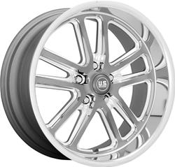 U.S. Mags Bullet U130 Textured Gunmetal Wheels with Machined Lip 18x8