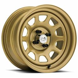 U.S. Wheel 022 Series Drift Daytona FWD Gold Wheels 15x7