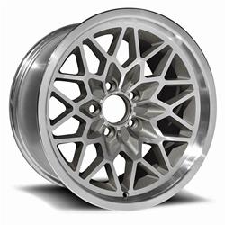 U.S. Wheel Classic Musclecar Snowflake Series Silver Wheels 15x8