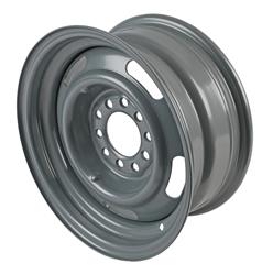 U.S. Wheel 55 Series Silver Rallye Wheels 14x6