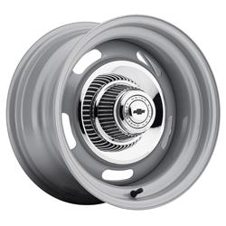 U.S. Wheel 55 Series Silver Rallye Wheels 15x14