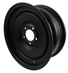 U.S. Wheel 68 Series Rat Rod Matte Black Wheels 15x6