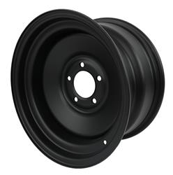 U.S. Wheel 68 Series Rat Rod Matte Black Wheels 15x8