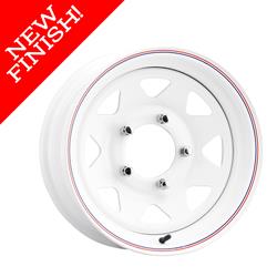 U.S. Wheel 70 Series Bright White 8-Spoke Wheels 15x8