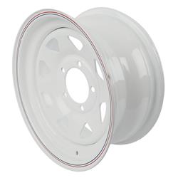 U.S. Wheel 70 Series White 8-Spoke Wheels 16x7