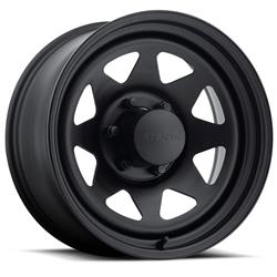 U.S. Wheel 704 Series Stealth 8-Spoke Matte Black Wheels 22x9