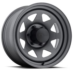 U.S. Wheel 704 Series Stealth 8-Spoke Gunmetal Wheels 16x7