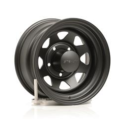 U.S. Wheel 704 Series Stealth 8-Spoke Matte Black Wheels 15x8