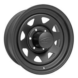 U.S. Wheel 704 Series Stealth 8-Spoke Matte Black Wheels 16x7