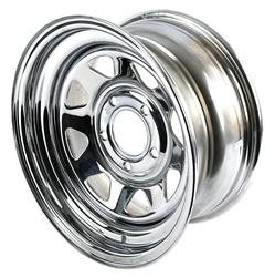 U.S. Wheel 75 Series Chrome 8-Spoke Wheels 15x7