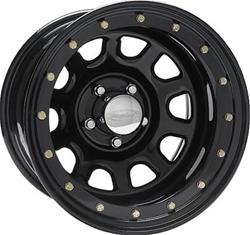 U.S. Wheel 841 Series Daytona Simulated Beadlock Black Wheels