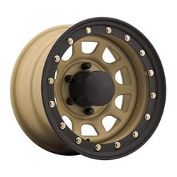 U.S. Wheel 844 Series Stealth Daytona Lockring-Style Desert Sand Wheels 15x10