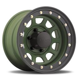 U.S. Wheel 844 Series Stealth Daytona Lockring-Style Camo Green Wheels 15x8