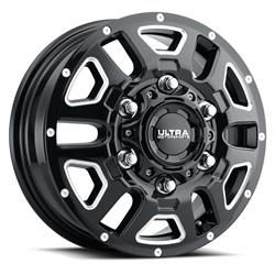 Ultra Wheel 003 Hunter AWD Transit Van Gloss Black Wheels with Milled Accents 16x6.5