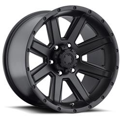 Ultra Wheel 195 Crusher Satin Black Wheels 16x8