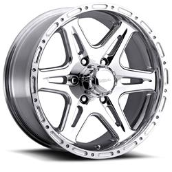 Ultra Wheel 207/208 Badlands Polished Wheels 15x10