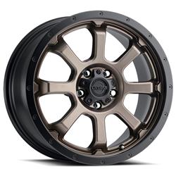 Ultra Wheel 219 Nemesis CUV Dark Satin Bronze Wheels with Satin Black Lip 17x8
