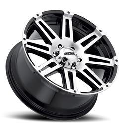 Ultra Wheel 226 Machine Gloss Black Wheels with Diamond-Cut Face