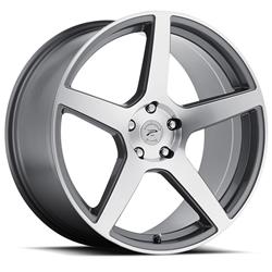 Platinum Luxury 432 Elite Satin Black Wheels