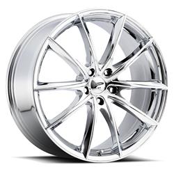 Platinum Luxury 435 Flux Chrome Wheels 18x8