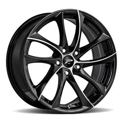 Ultra Wheel Platinum Luxury 438 Gyro Gloss Black with Diamond-Cut Face Wheels 17x7.5