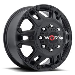 Ultra Wheel Company 803 7681FSB Worx 803 Beast Dually Satin Black