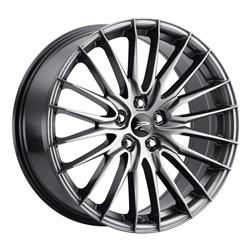 Platinum Luxury 465 Reprisal Graphite Silver Wheels 17x8