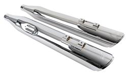 Vance & Hines Twin Slash Slip-On Steel  Inch Muffler 16763