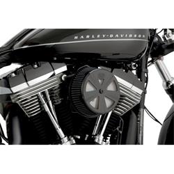 Vance & Hines V02 Skullcap Crown Air Filter Covers 71019