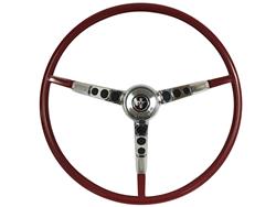Volante - Steering Wheels for 1966 MUSTANG - ST3034RED66-34HR-KIT