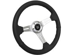 VSW S6 Series Sport Leather Steering Wheels ST3014BLK