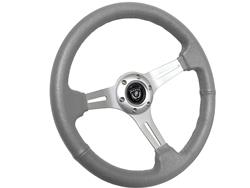 VSW S6 Series Sport Leather Steering Wheels ST3014GRY