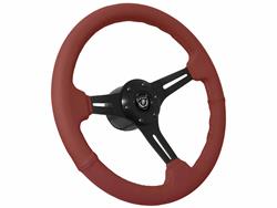 VSW S6 Series Sport Leather Steering Wheels ST3060RED