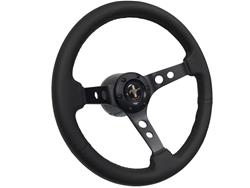 VSW S6 Series Sport Leather Steering Wheels ST3094-9B-2BLK