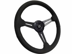 VSW S6 Series Sport Suede Steering Wheels ST3584BLK