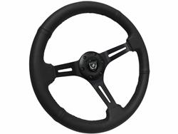 VSW S6 Series Sport Perforated Leather Steering Wheels ST3586BLK-BLK