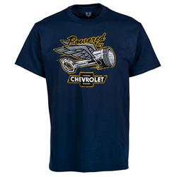 Chevy Powered Piston Garage T-Shirt