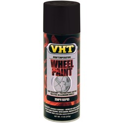 VHT Polyurethane Wheel Paint 11 Oz. Satin Black SP183