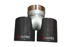 Valvetronic Designs  Round, Carbon fiber 2.50 Inch Exhaust Tip VTD.TIP.SD.63MM