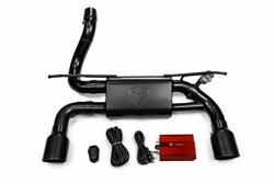 Valvetronic Designs Valved Axle-Back Exhaust Systems for 2018-2026 WRANGLER - JEEP.JL.AXL.BR.BLK