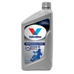 20w50 Valvoline 4-Stroke Motorcycle Full Synthetic Motor Oil 743525
