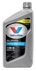 5w30 Valvoline European Vehicle Full Synthetic Motor Oil 787301-6