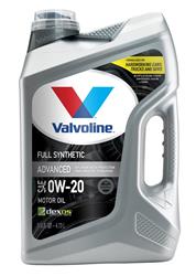 0W20 Valvoline Advanced Full Synthetic Motor Oil 881150