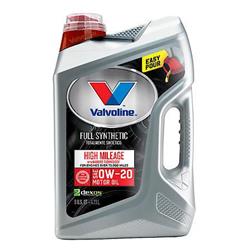 0w20 Valvoline High Mileage with MaxLife Technology Motor Oil 881168