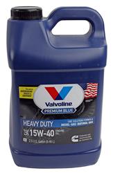 Valvoline 2.5 gal. The Premium Blue Heavy-Duty 15W-40 Diesel Oil