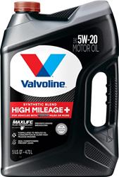5w20 Valvoline High Mileage with MaxLife Plus Technology Motor Oil 891570