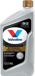 5w20 Valvoline Extended Protection Full Synthetic Motor Oil 891680-6