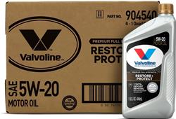 5w20 Valvoline Restore and Protect Full Synthetic Motor Oil 904540-6